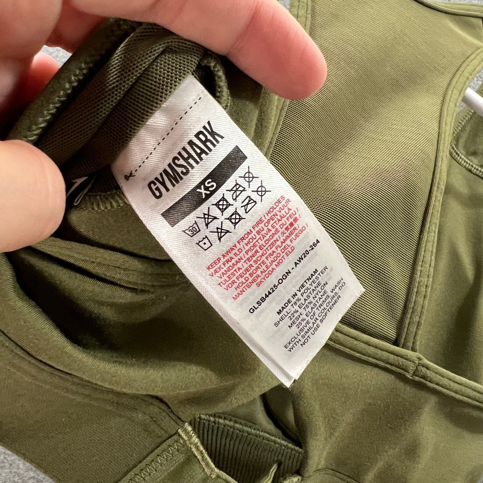 Gymshark Gymshark Workout Sport Bra Women Size XS Green Size XS / US 0-2 / IT 36-38 - 3 Thumbnail