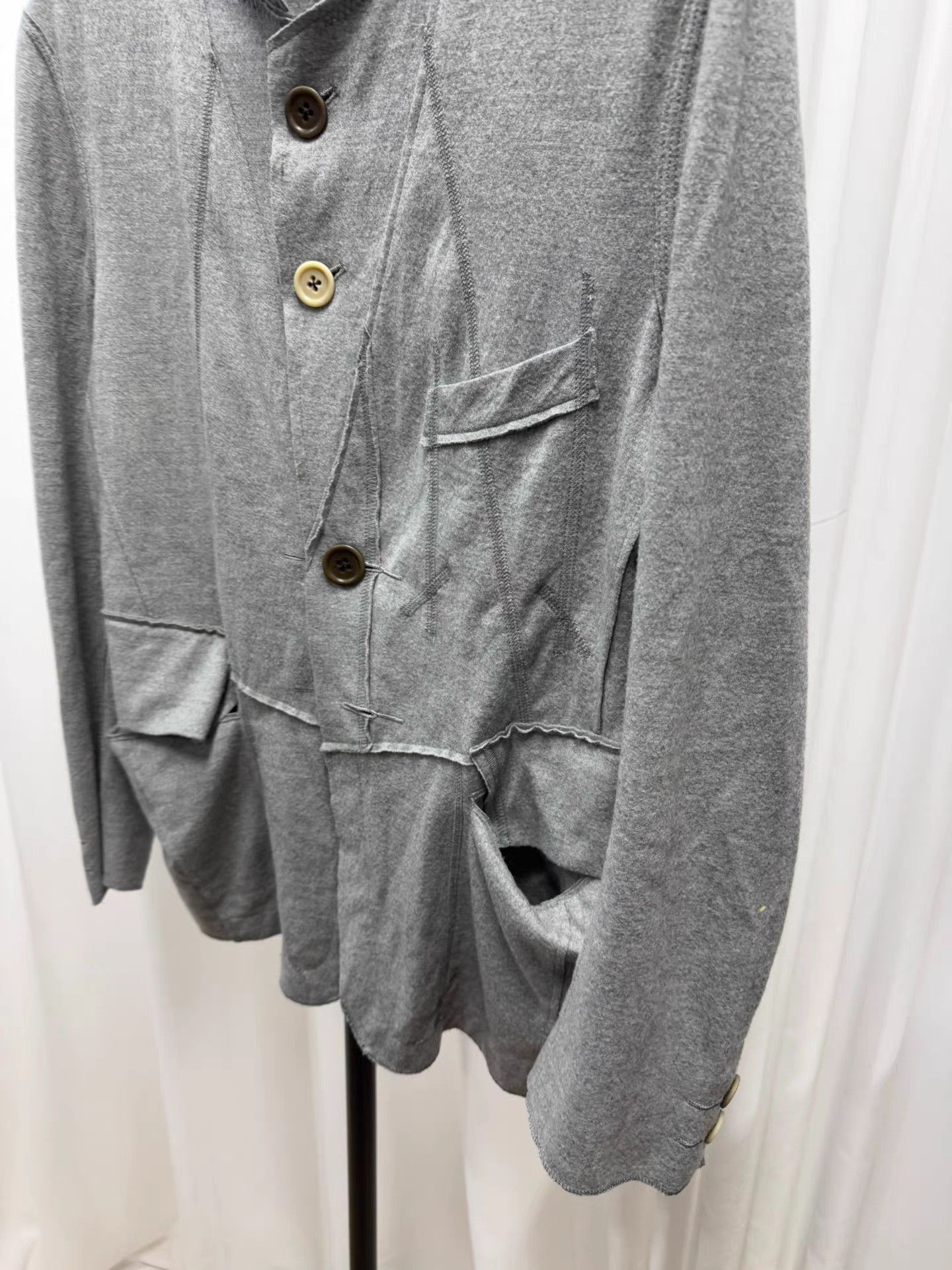 Takahiromiyashita The Soloist. The Soloist Deconstructed Tailored Wool Blazer K20 Size US S / EU 44-46 / 1 - 7 Thumbnail