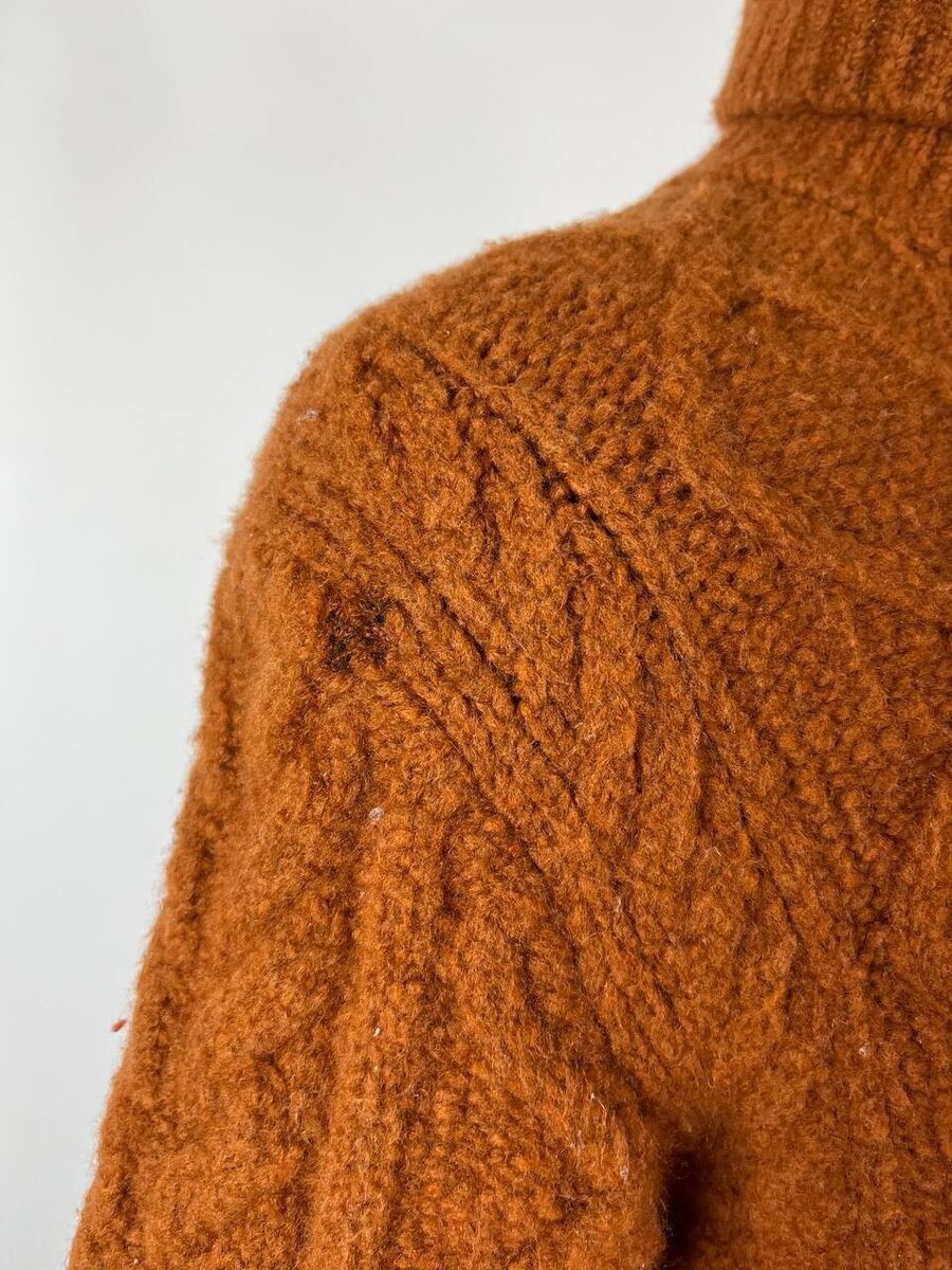 Designer × Dsquared2 Dsquared2 Knitted Brown Men Jumper Sweater Size M (0337) Size US M / EU 48-50 / 2 - 5 Thumbnail