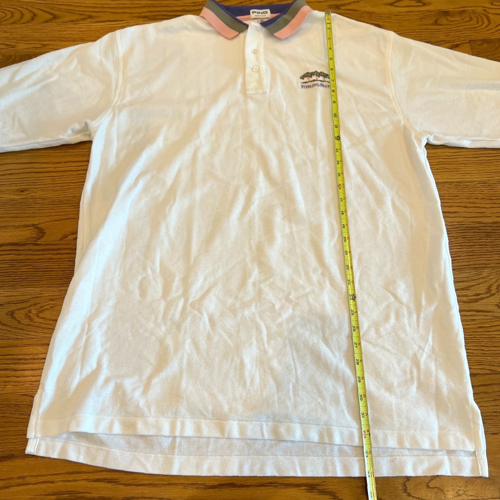 Vintage VINTAGE Ping Golf Polo Shirt Men Size XL Short Sleeve Embroidered White Activewear Casual Size US XL / EU 56 / 4 - 5 Thumbnail