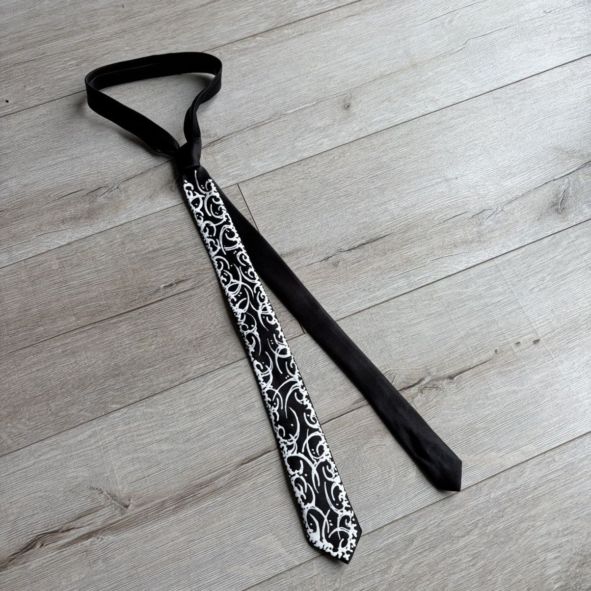 Handmade Cybersigilism Custom Tiny Tie affliction tribal Size ONE SIZE - 2 Thumbnail