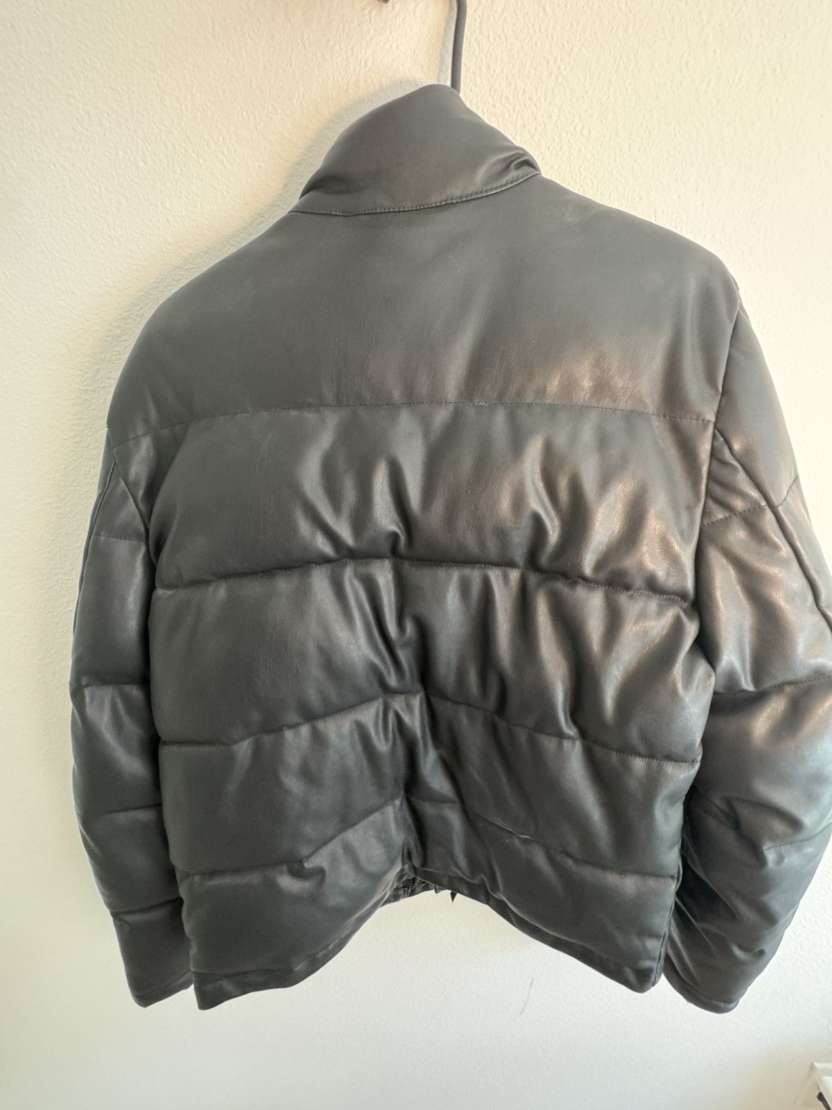 Levi's Levi’s Black Faux Leather Puffer Jacket Oversized M/L Size US S / EU 44-46 / 1 - 2 Thumbnail