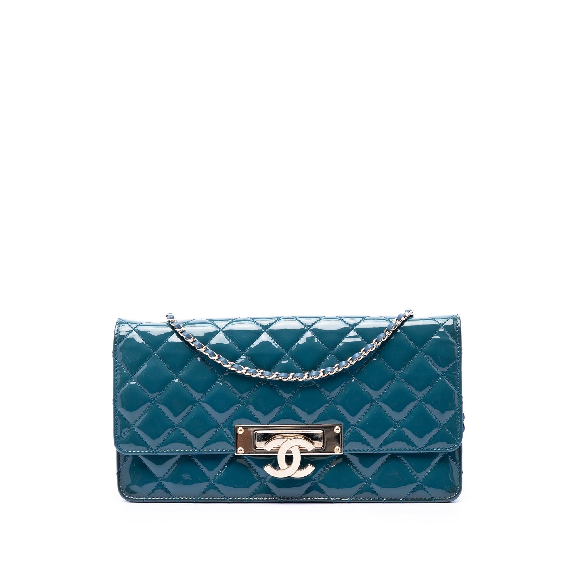 Chanel Quilted Patent Golden Class East West Wallet on Chain Size ONE SIZE - 1 Thumbnail