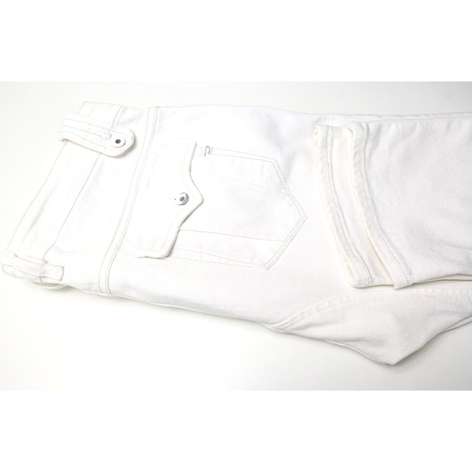 Diesel DIESEL Slylow Stretch 008AC Jeans Mens W31/L34 White Tapered Button Fly Jeans Size US 31 - 5 Thumbnail