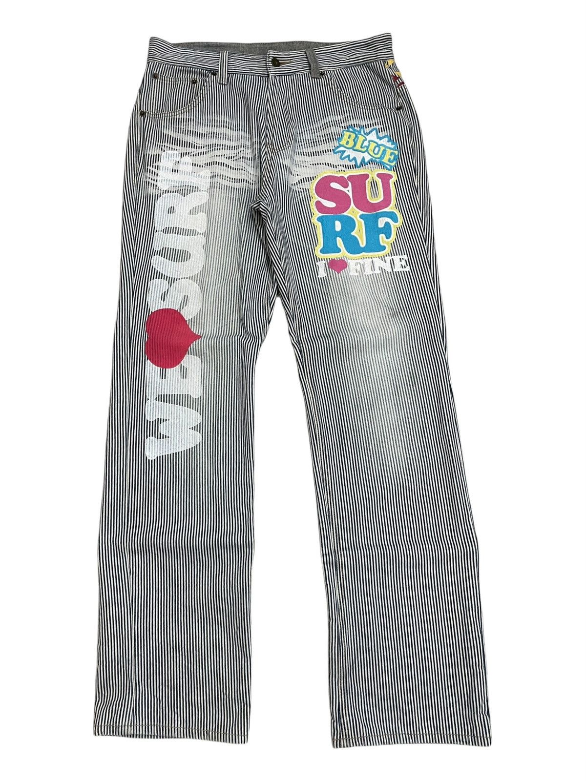 Hysteric Glamour Clone Devgru Y2k Surf Daicock Evisu Tartan Junya Style Size US 33 - 3 Thumbnail