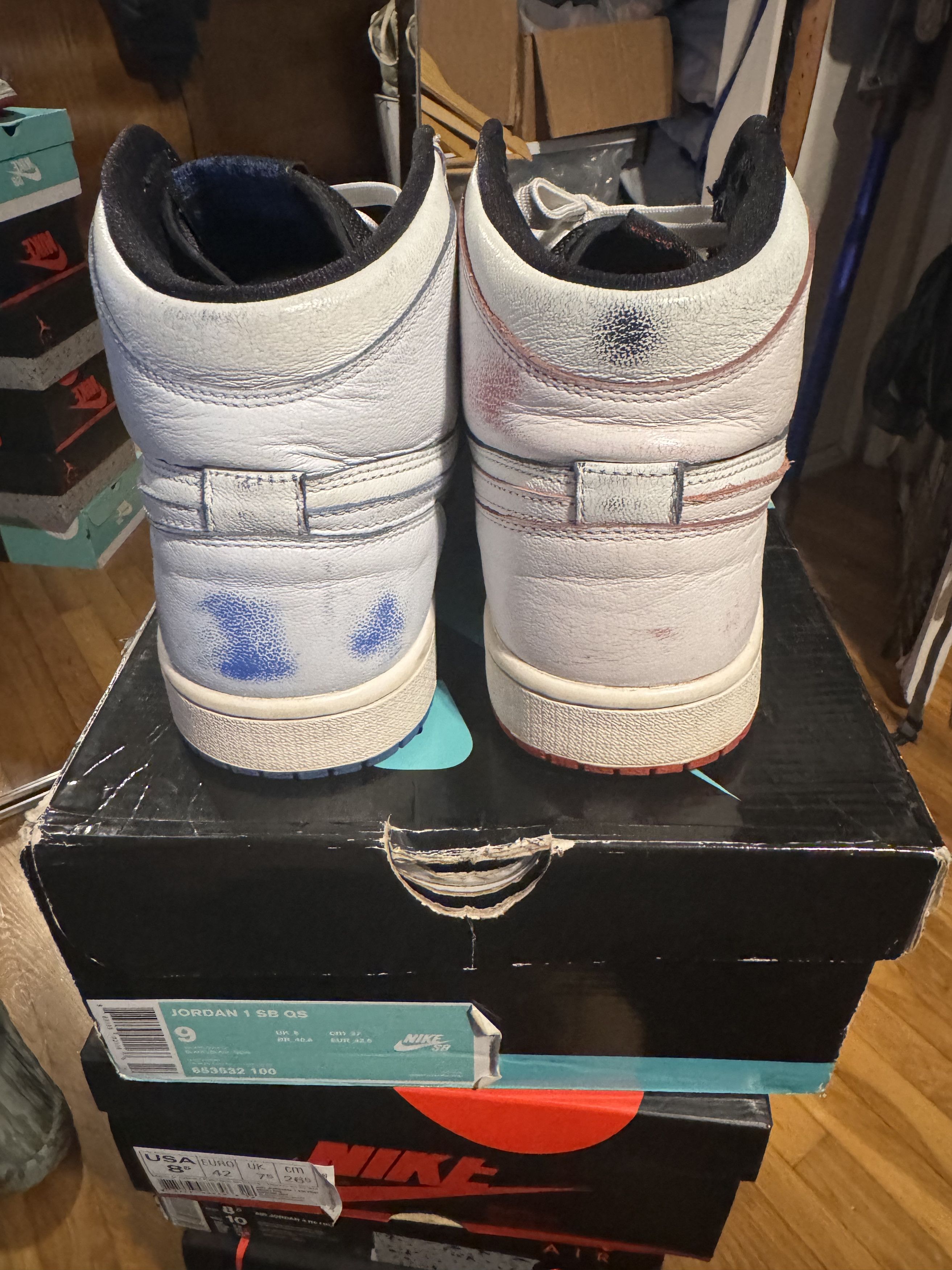 Jordan Brand × Nike jordan 1 sb lance mountain white Size US 9 / EU 42 - 6 Thumbnail