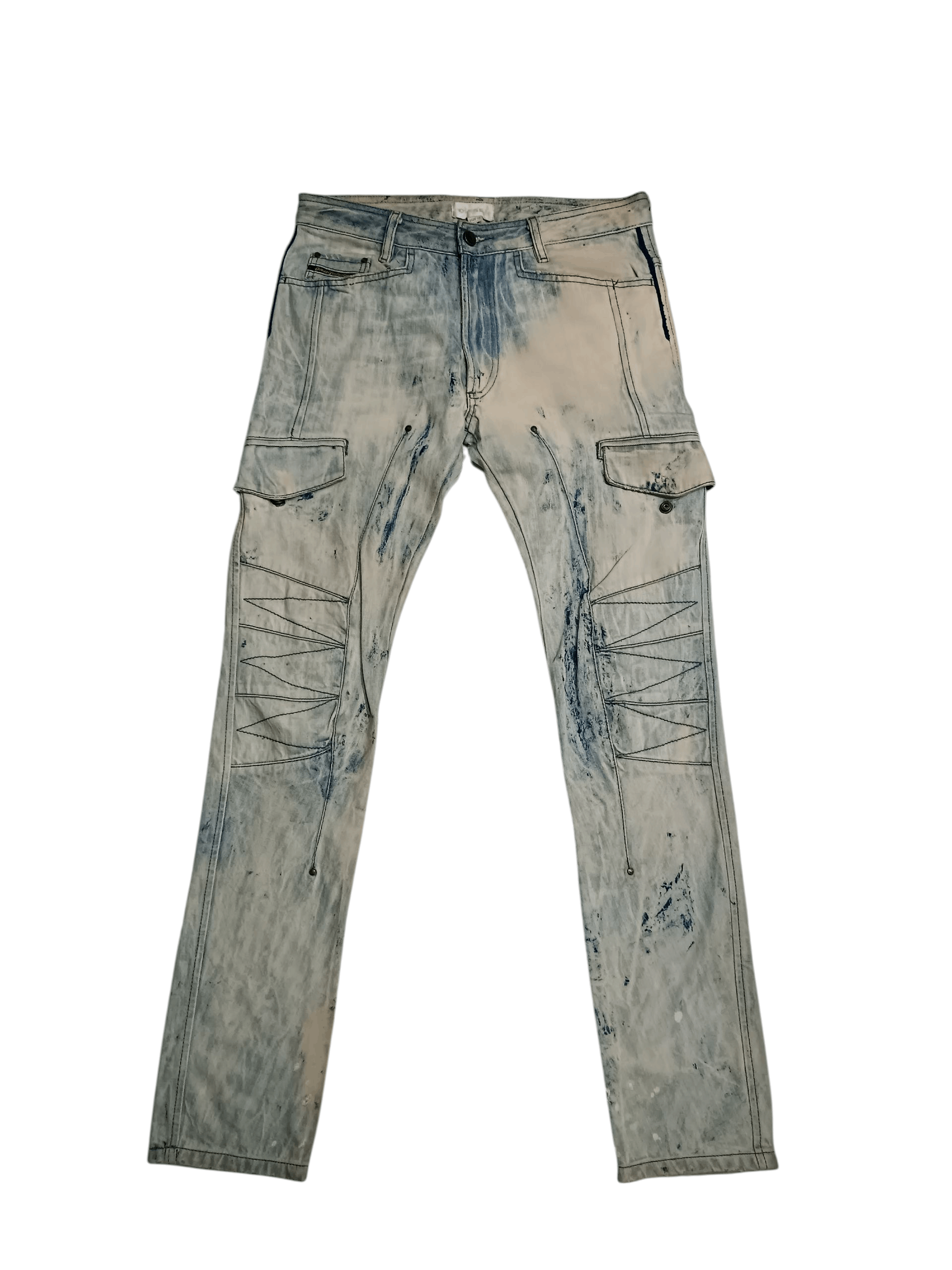 Diesel Diesel Acid Wash Biker jeans Size US 30 / EU 46 - 1 Thumbnail