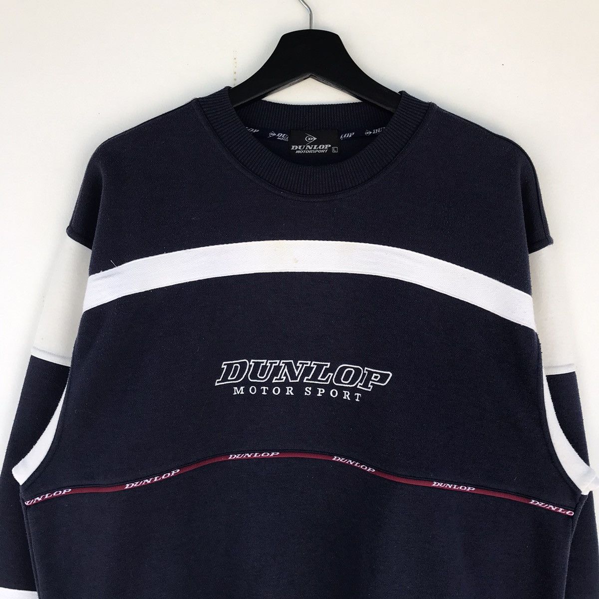 Dunlop × Vintage Dunlop motorsports embroidery crewneck sweatshirt Size US L / EU 52-54 / 3 - 2 Thumbnail