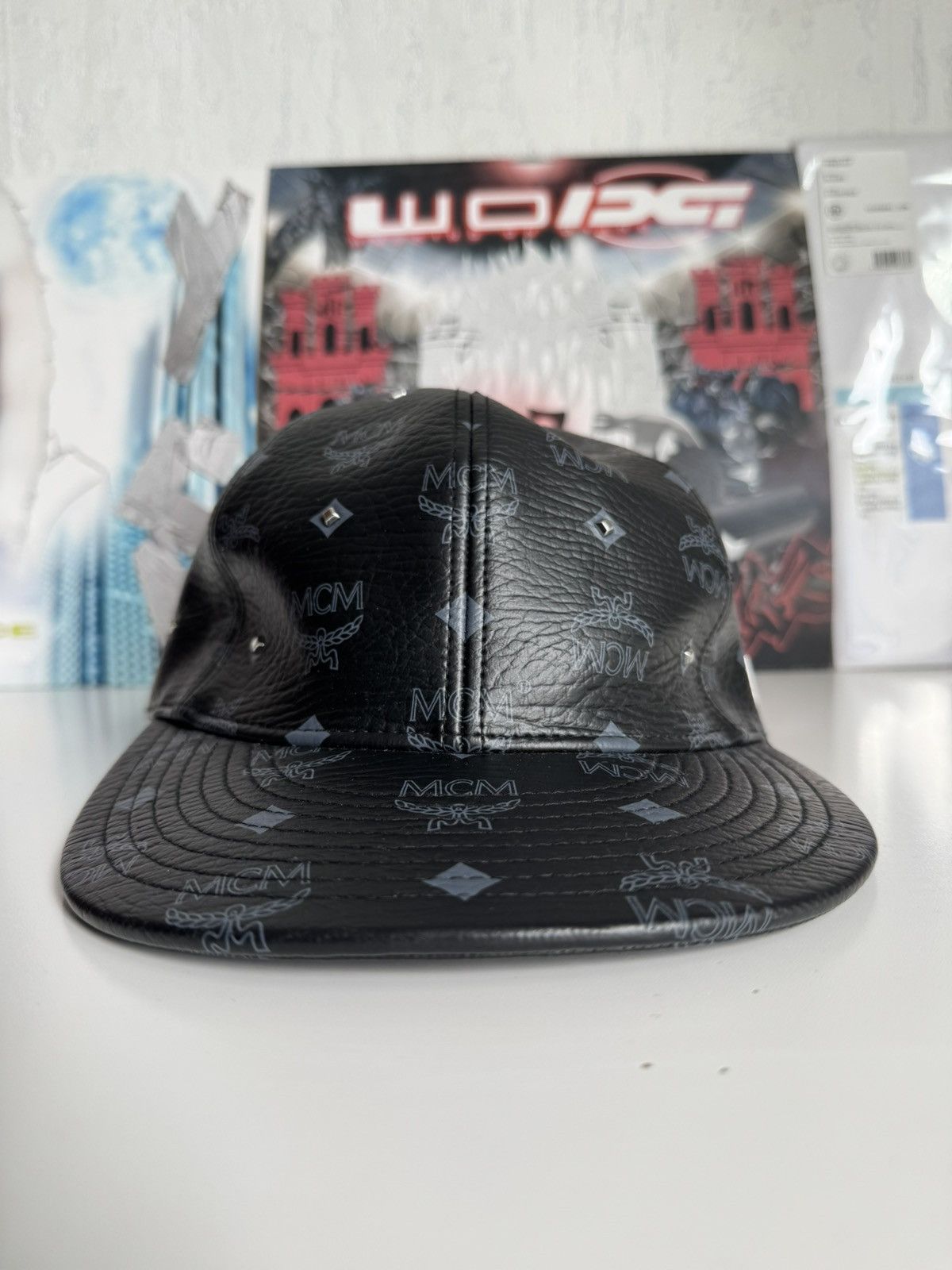 MCM Mcm leather monogram cap black luxury designer Made in Japan Size ONE SIZE - 13 Thumbnail