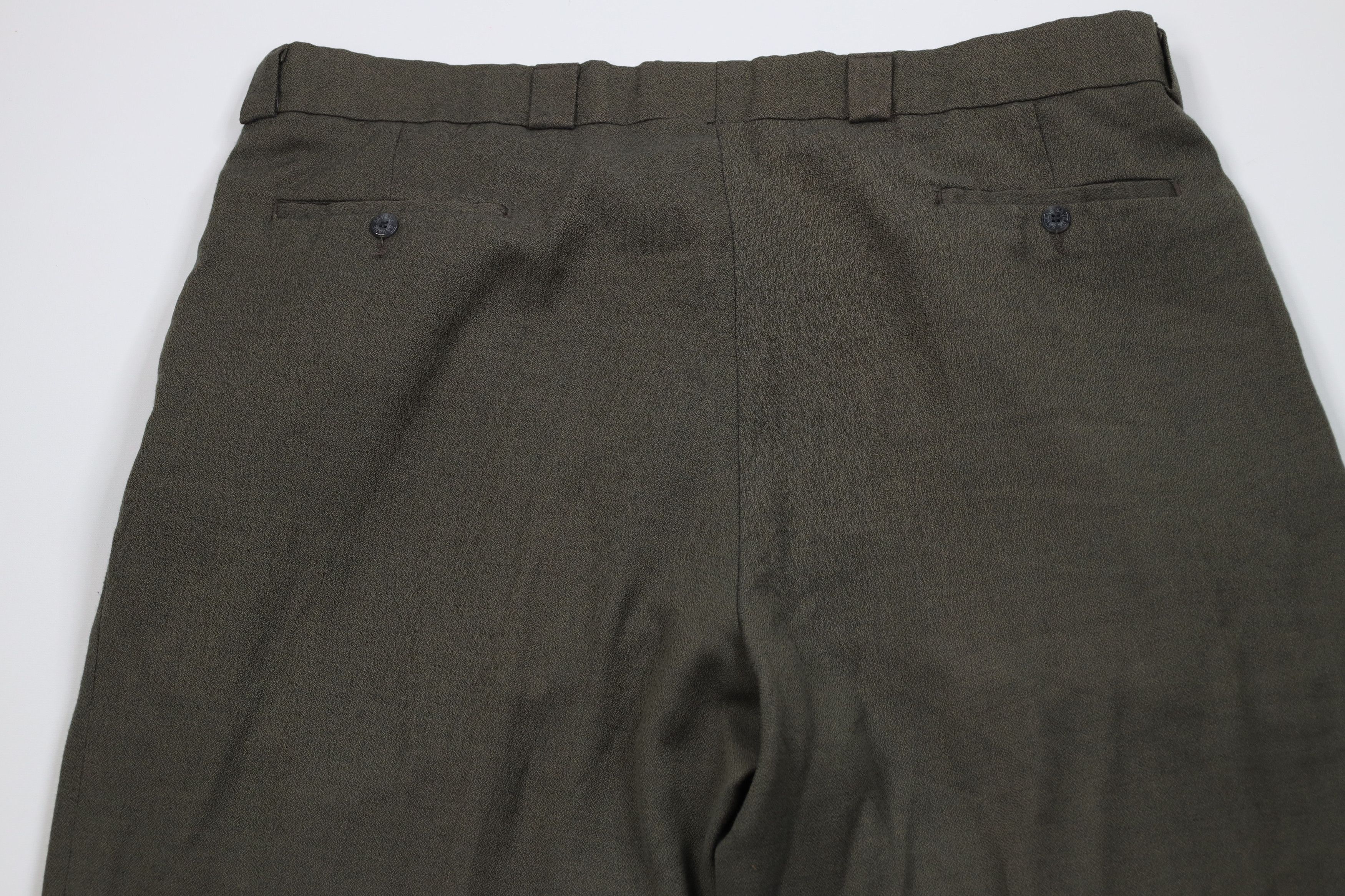 Vintage Vintage 90s Streetwear Wool Blend Knit Wide Leg Pants Size US 42 / EU 58 - 13 Thumbnail