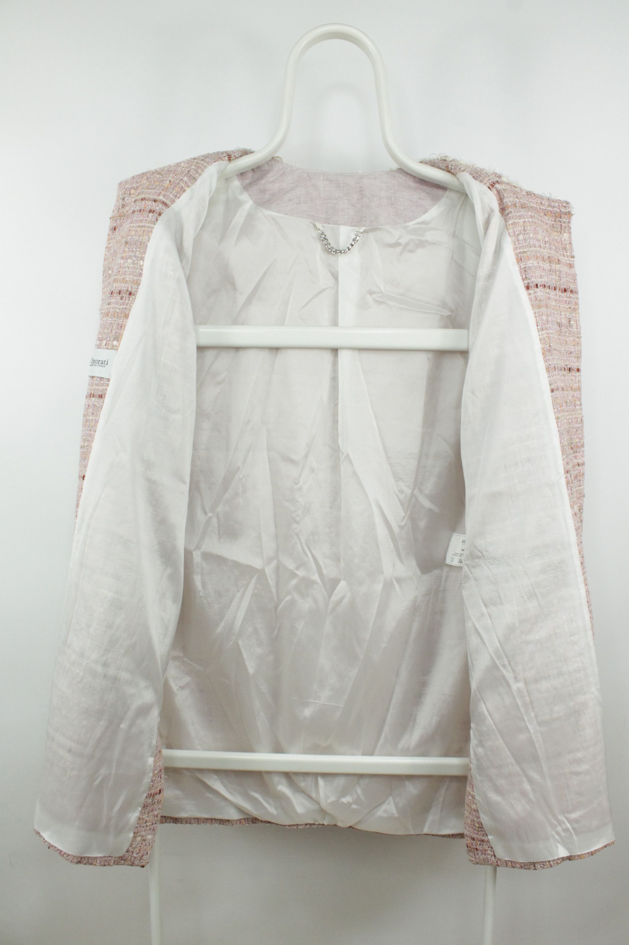 Other Beautiful Onorati Multicolor Knit Blazer Jacket Women's Size L / US 10 / IT 46 - 6 Thumbnail