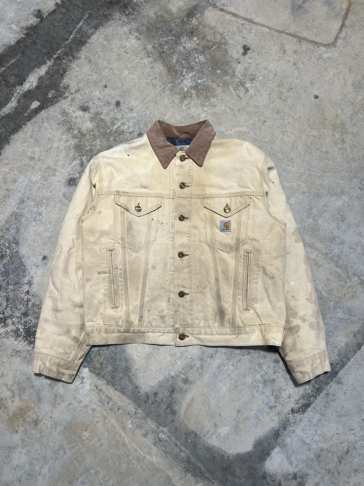 Carhartt Vintage Carhartt Dayton Blanket Lined Trucker Jacket Size US M / EU 48-50 / 2 - 2 Thumbnail