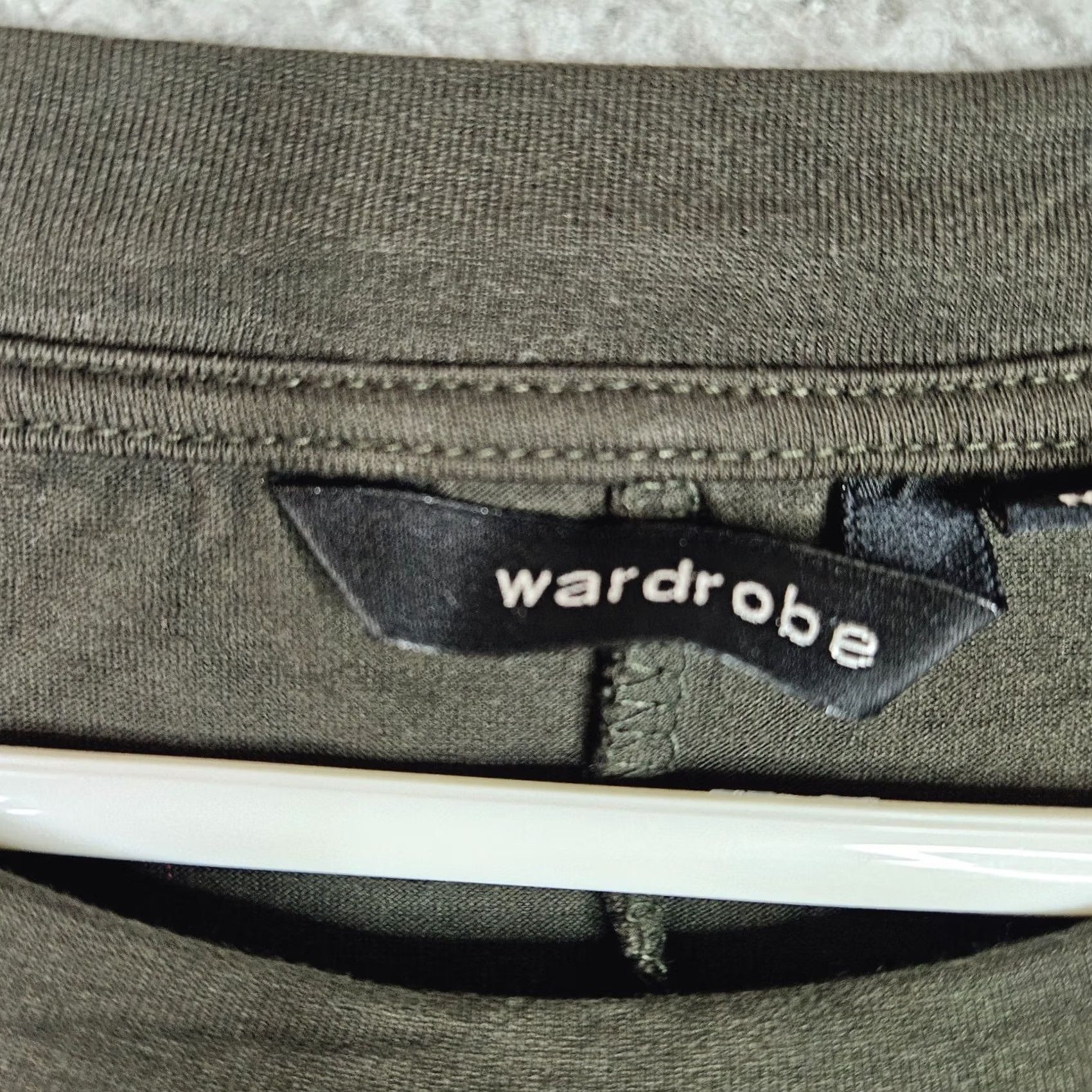 WARDROBE.NYC Wardrobe Women’s Olive Green Short Sleeve Pockets Tee Size M Size 32" / US 10 / IT 46 - 2 Thumbnail