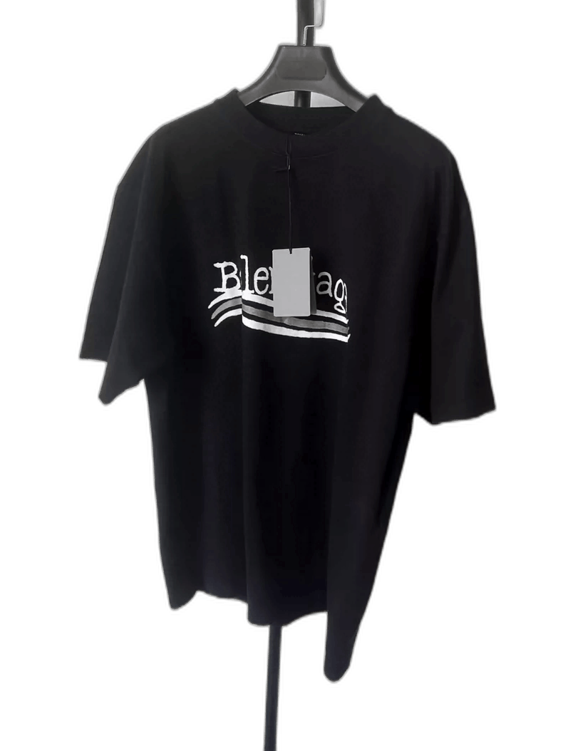 Balenciaga Balenciaga Printed Short Sleeve TShirt Black-2506 Size US S / EU 44-46 / 1 - 1 Thumbnail