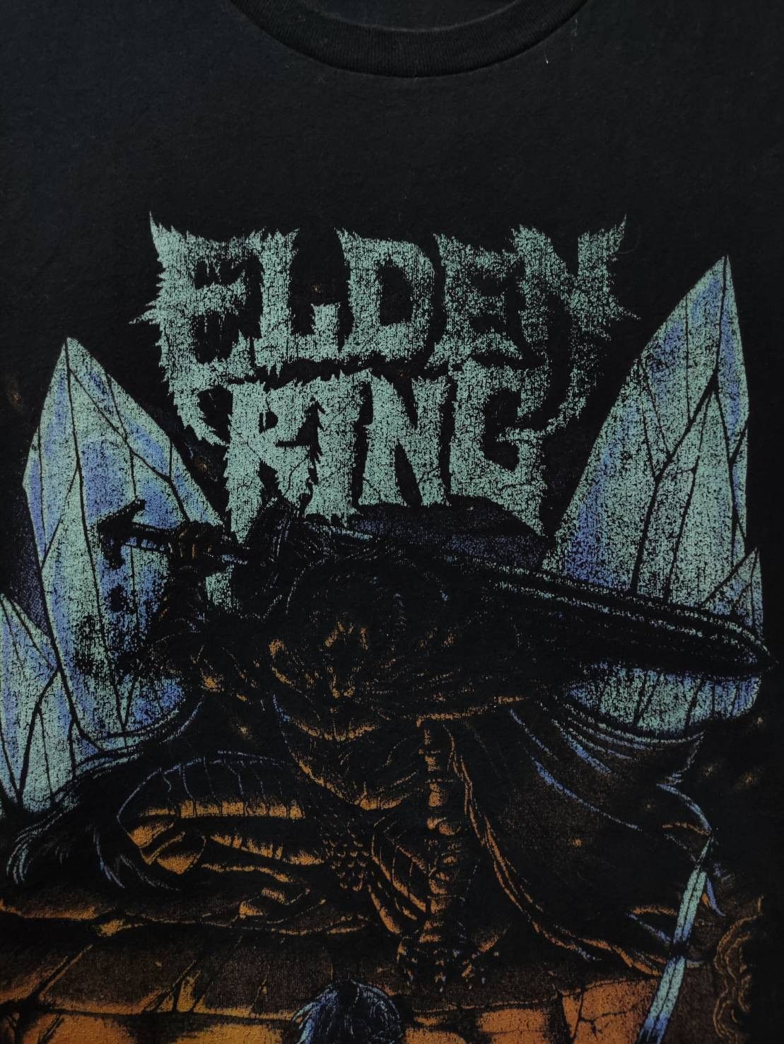 Playstation Elden Ring " The Half Wolf " Art Game Promo T-Shirt Size US M / EU 48-50 / 2 - 3 Thumbnail