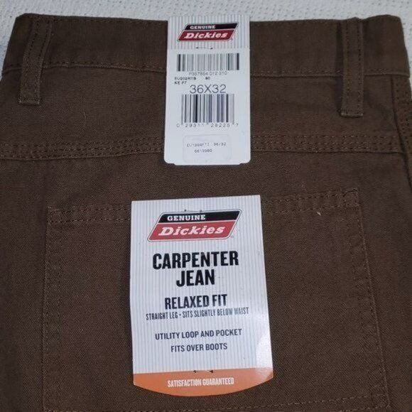 Dickies Dickies Carpenter Jeans Relaxed Fit Straight Leg Sz. 36 x 32 Size US 36 / EU 52 - 2 Thumbnail