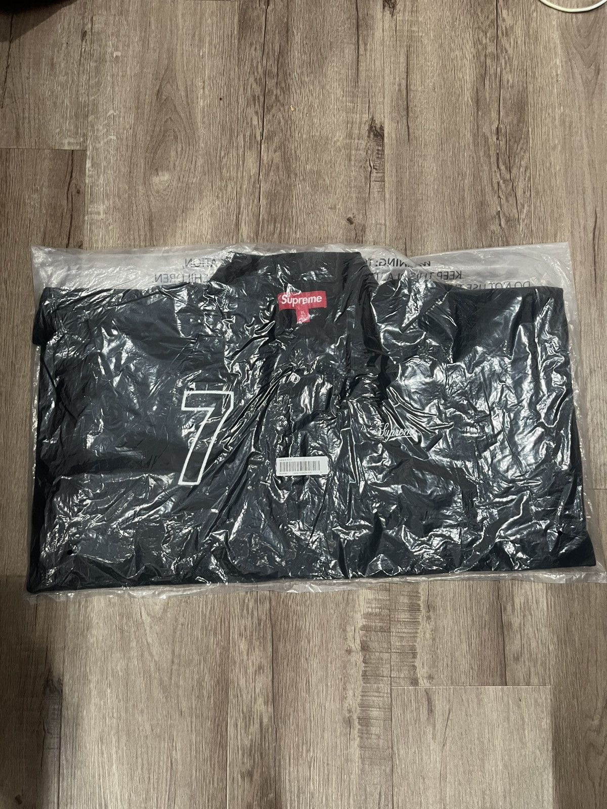 Supreme Supreme Cursive Polo Black Size US XL / EU 56 / 4 - 1 Thumbnail