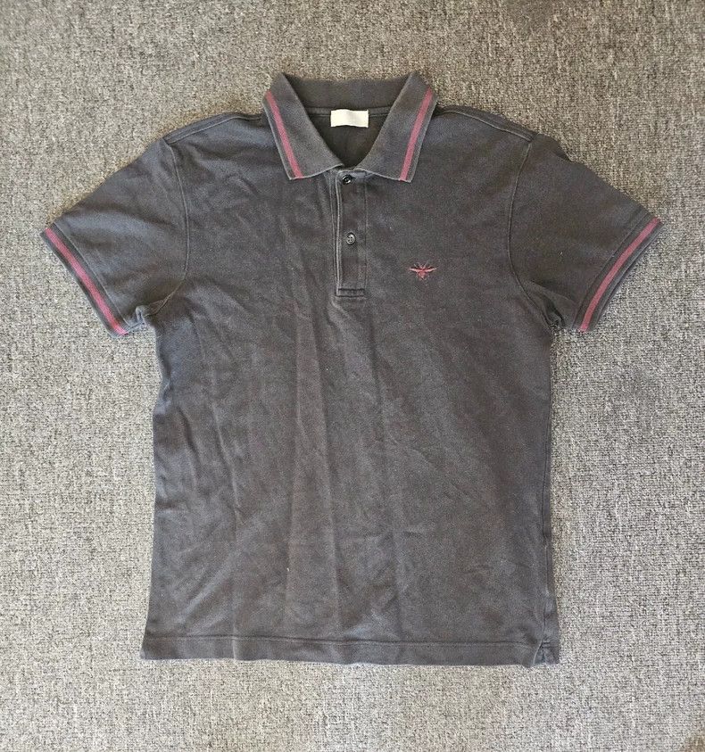 Dior Dior Black Short Sleeve Polo Shirt-yf Size US M / EU 48-50 / 2 - 1 Thumbnail