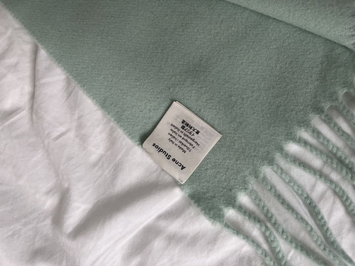 Acne Studios Acne Studios Mint Green Scarf Size ONE SIZE - 4 Thumbnail