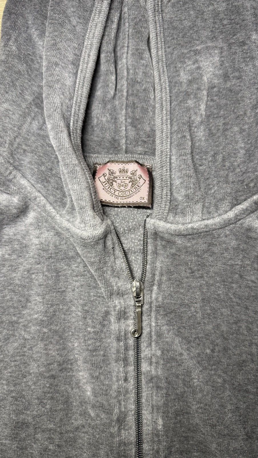 Juicy Couture Y2K 2000s Juicy Couture Rhinestone J TrackSuit Zip Up Jacket Size L / US 10 / IT 46 - 4 Thumbnail