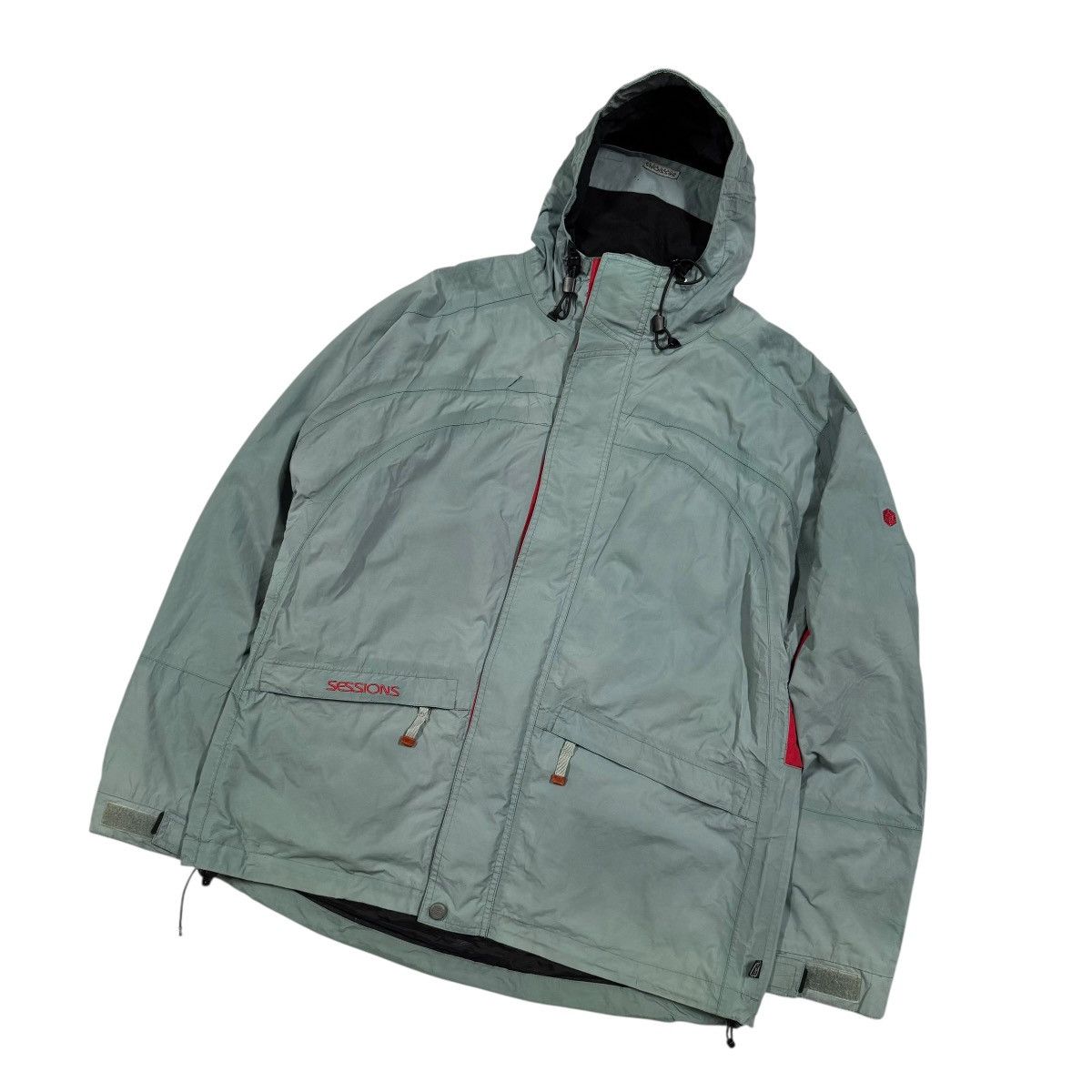 Sessions Vtg🔥90s Sessoins Ridge Goprcore Multipocket Snowboard Jacket Size US M / EU 48-50 / 2 - 8 Thumbnail