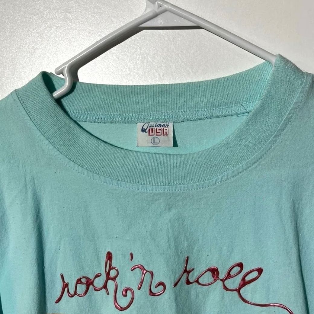 Vintage VINTAGE Bunny Sweatshirt Blue Large Unisex Adults 90s Graphic Print Glitter Crew Neck Pullover Oversized Size US L / EU 52-54 / 3 - 3 Thumbnail
