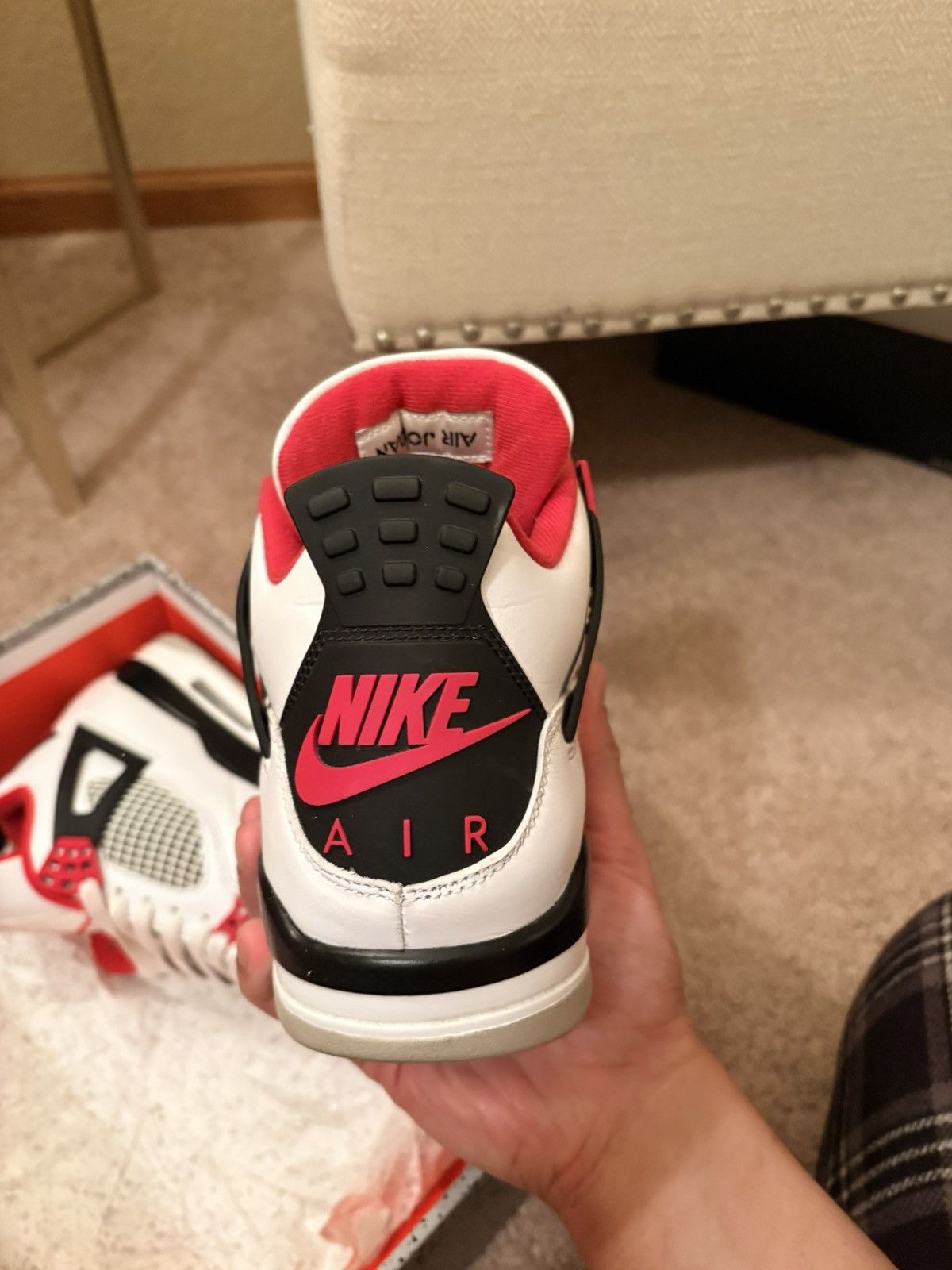 Jordan Brand Fire Red Jordan 4 Size US 11 / EU 44 - 4 Thumbnail