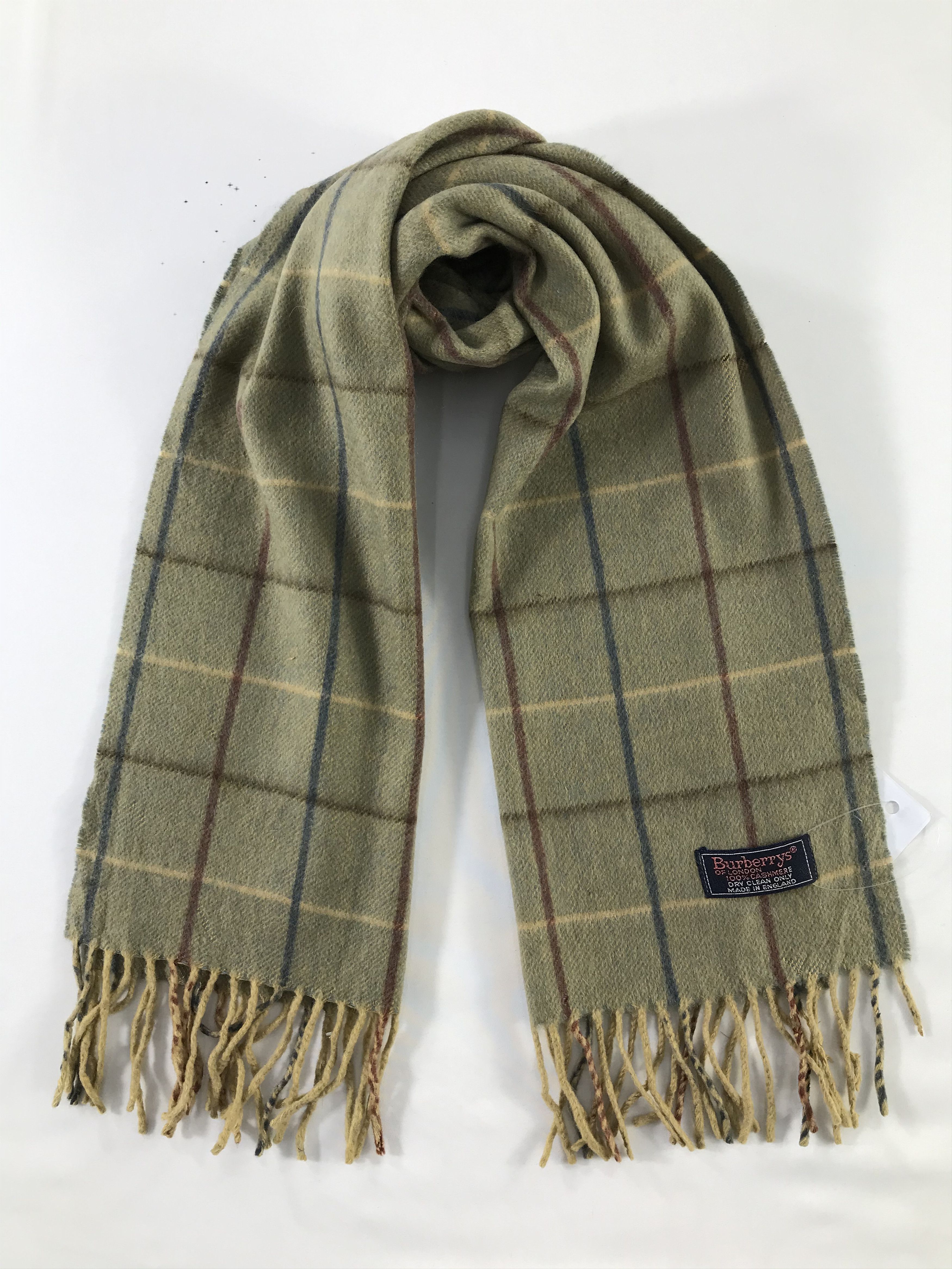 Burberry × Vintage Burberry Scarf / Muffler / Neckwear - WW1899 Size ONE SIZE - 1 Thumbnail