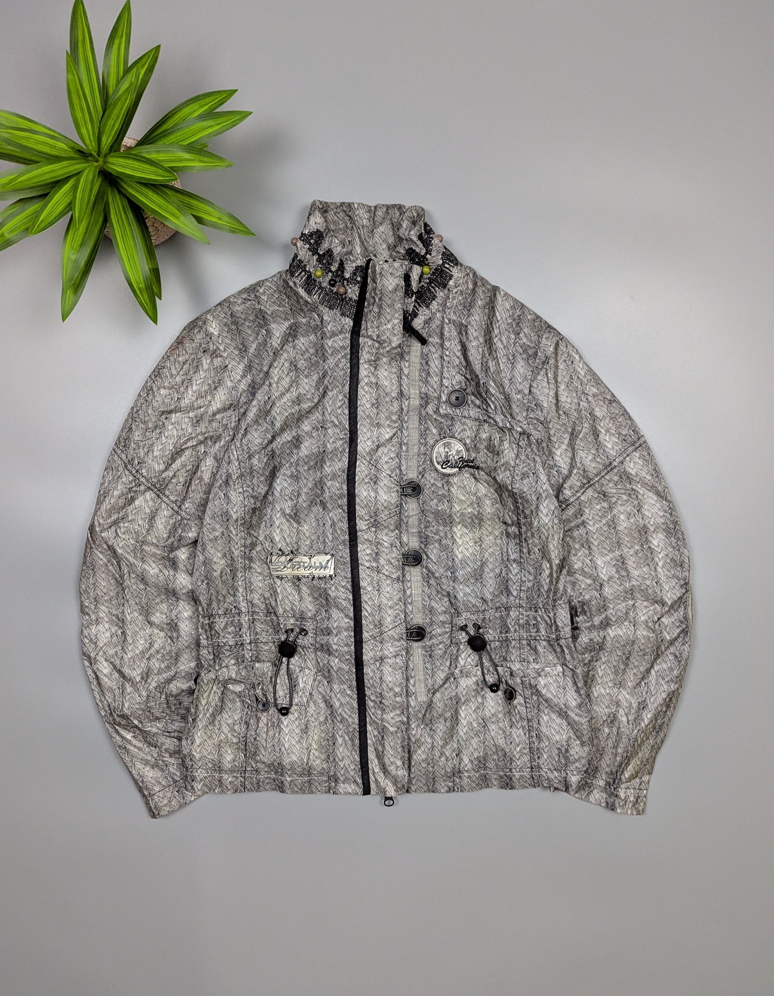 Sportalm Kitzbuhel Sportalm 90s Women’s Light Windbreaker Jacket Art Print Y2K Size M / US 6-8 / IT 42-44 - 2 Thumbnail