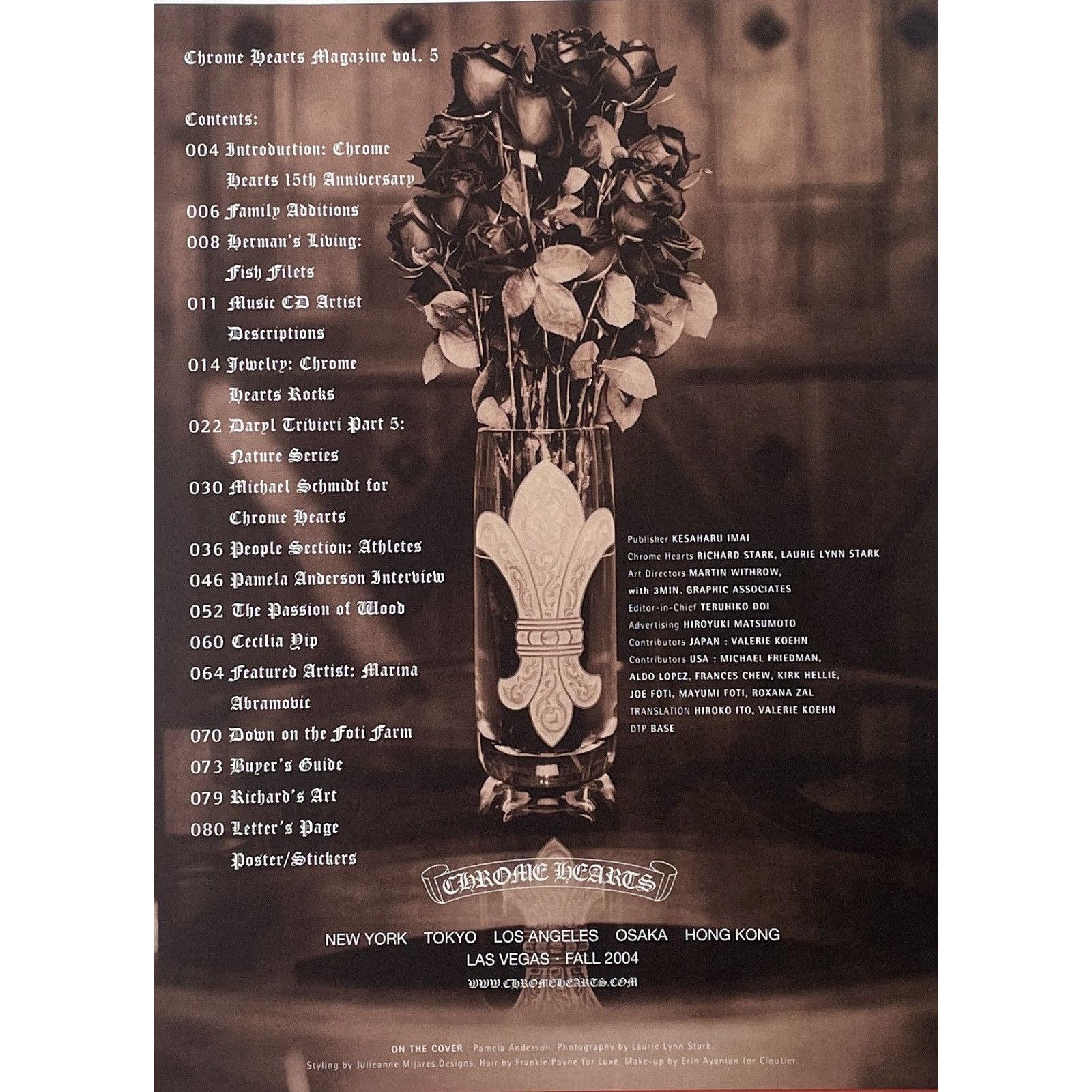 Chrome Hearts × Japanese Brand × Vintage Chrome Hearts context page Poster framed 9x11 Size ONE SIZE - 2 Thumbnail