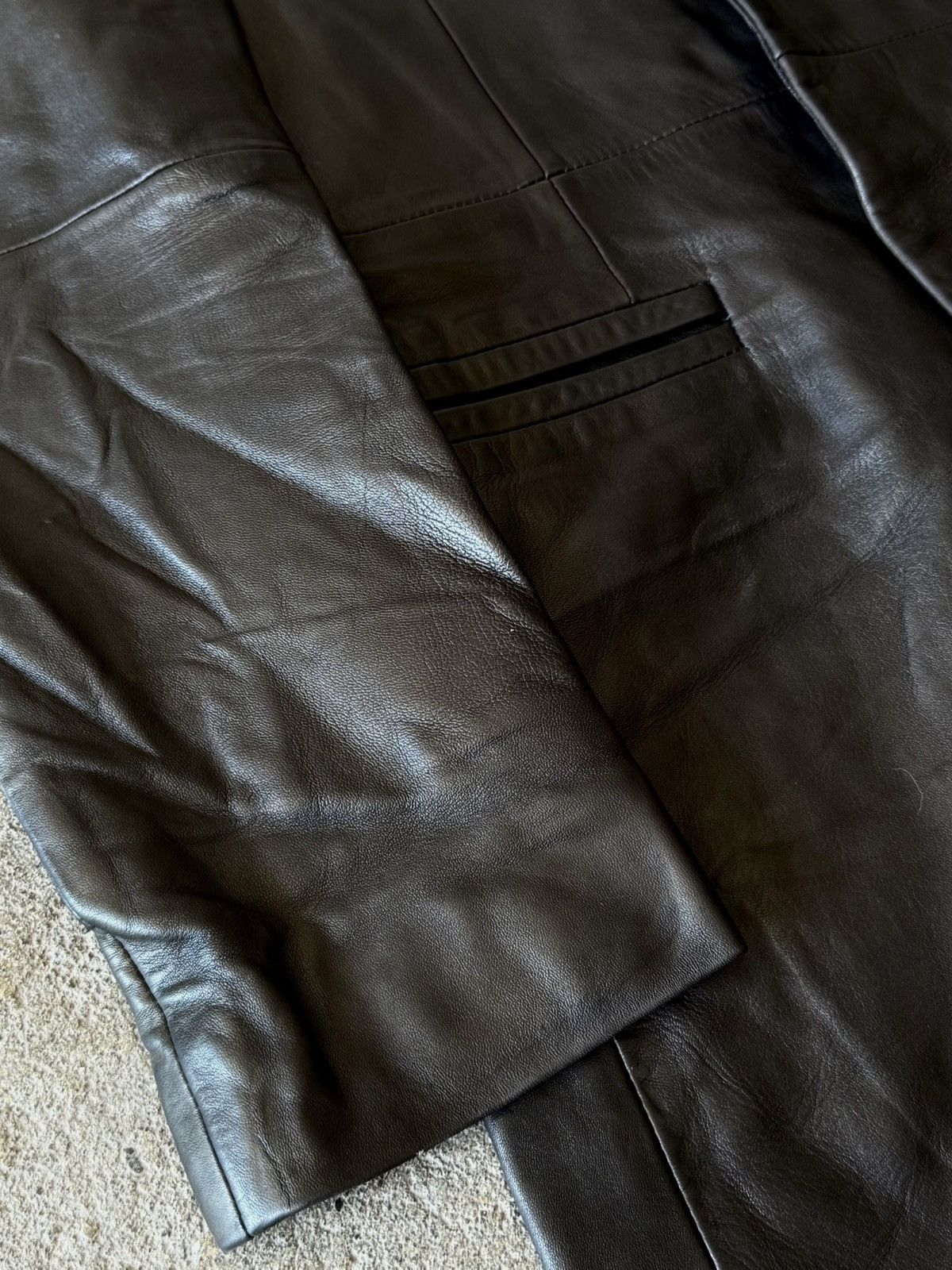 Gucci × Tom Ford Archive Gucci - Tom Ford - Lamb Skin - Leather Coat Size US M / EU 48-50 / 2 - 2 Thumbnail