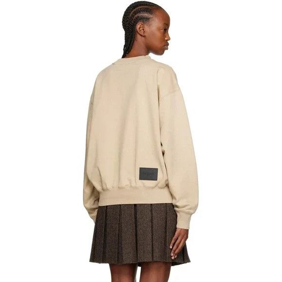 WE11DONE We11done Basic Sweatshirt Size XS Womens Beige Welldone $420 Size XS / US 0-2 / IT 36-38 - 15 Thumbnail