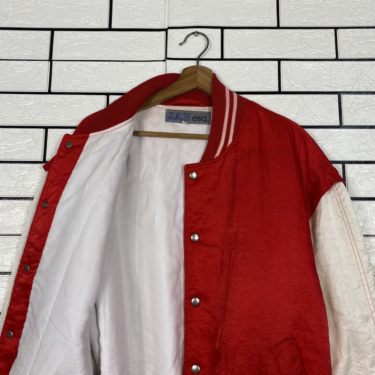 Japanese Brand 📌Vintage Nylon Bomber Jacket JAP Esa Size US M / EU 48-50 / 2 - 13 Thumbnail
