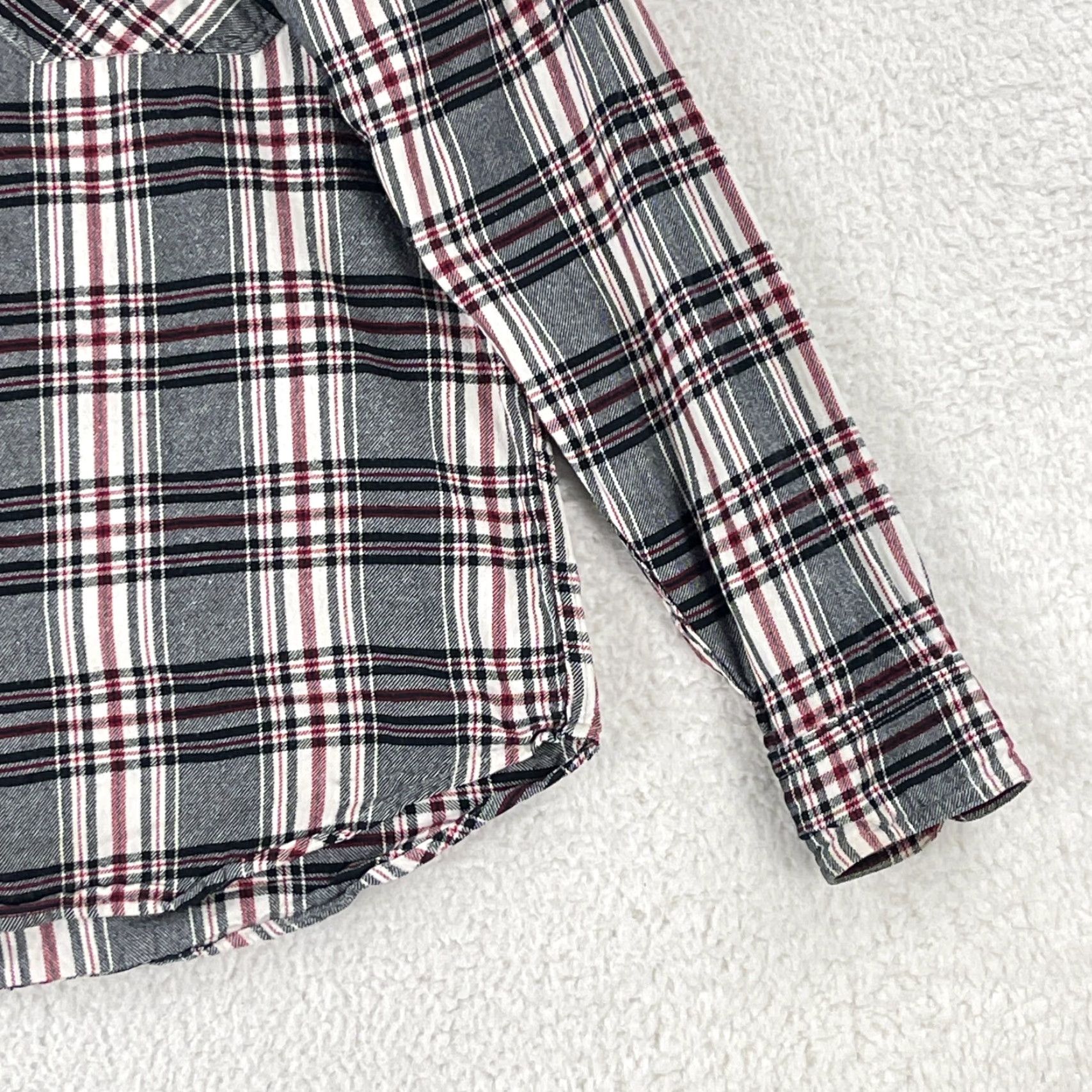 Vintage Woolrich Black Plaid Button-Up Flannel Mens Large Long Sleeve Casual Shirt Size US L / EU 52-54 / 3 - 4 Thumbnail