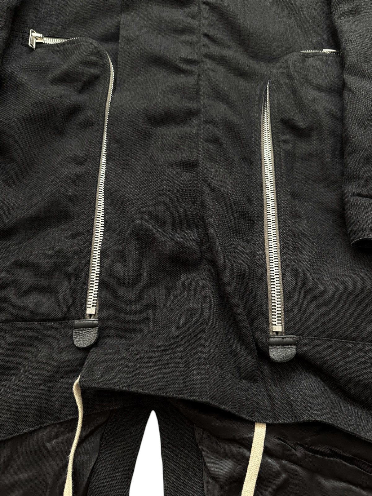 Rick Owens RARE Mainline Bauhaus Fishtail Zip Bladder Parka Size US S / EU 44-46 / 1 - 6 Thumbnail