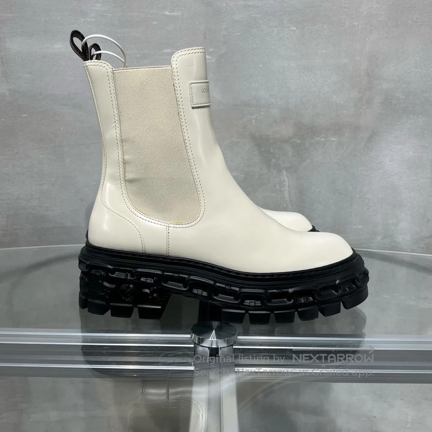 Louis Vuitton Louis Vuitton White Chelsea boots Size US 5.5 / IT 35.5 - 4 Thumbnail
