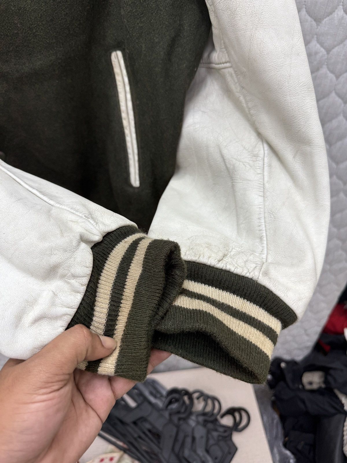 Schott 🔥🔥🔥ARCHIVE VTG SCHOTT USA VARSITY JACKET Size US L / EU 52-54 / 3 - 13 Thumbnail