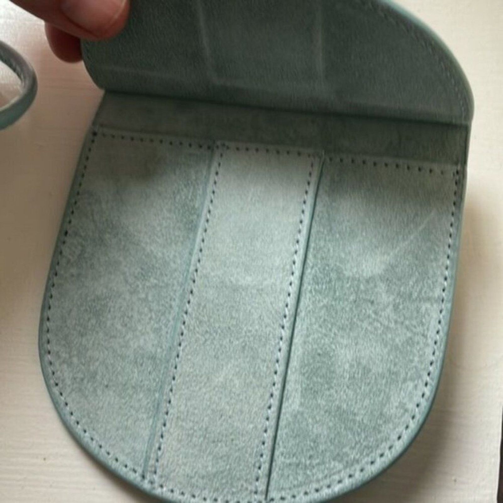 Palm Angels Palm Angles small suede cross body bag turquoise Size ONE SIZE - 6 Thumbnail