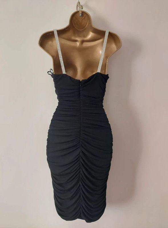 Victoria's Secret Victoria's Secret / Moda International black dress XS/S Size S / US 4 / IT 40 - 2 Thumbnail
