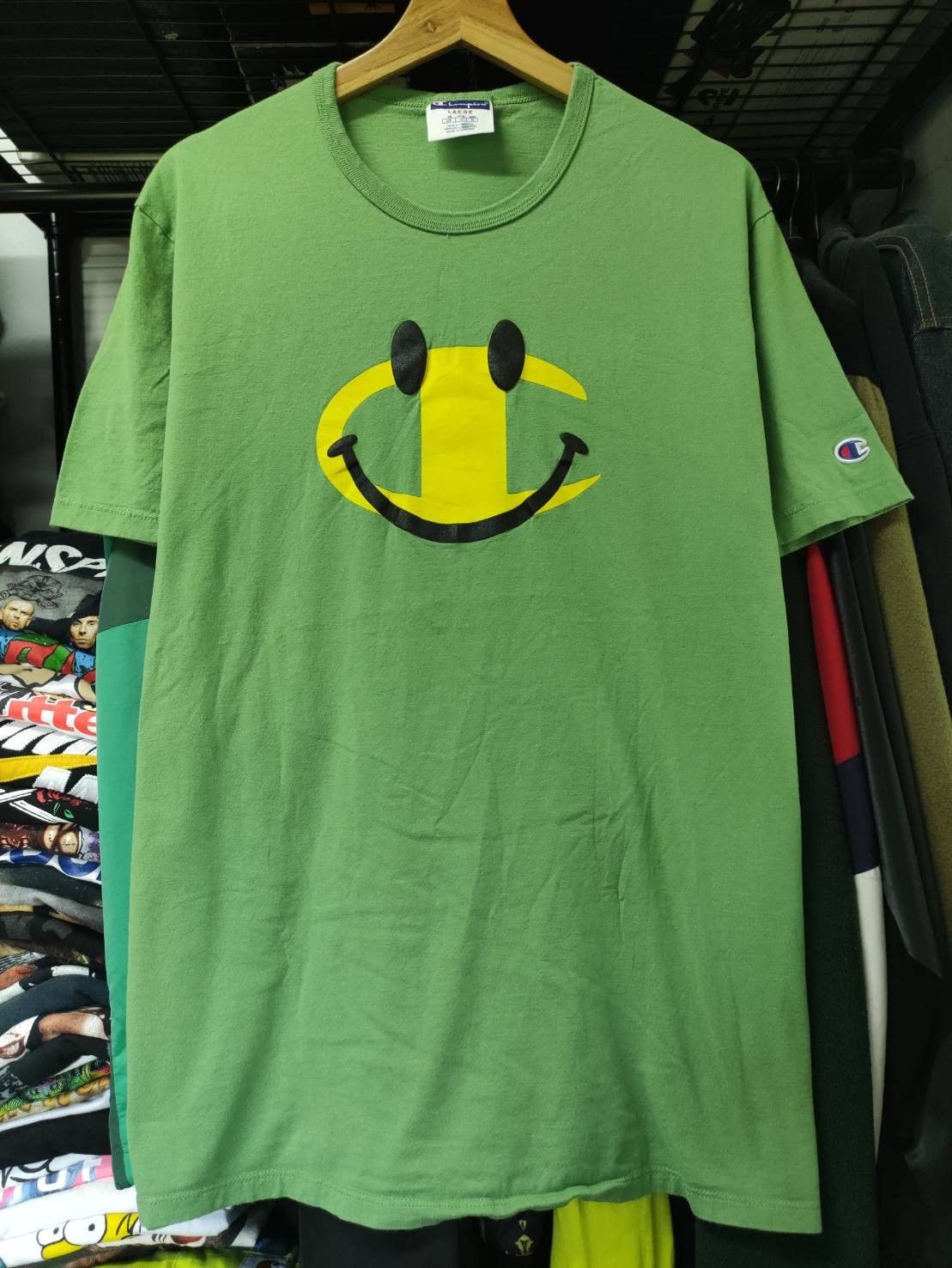 Champion Champion Smiley Graphic Logo T-Shirt Size US L / EU 52-54 / 3 - 2 Thumbnail