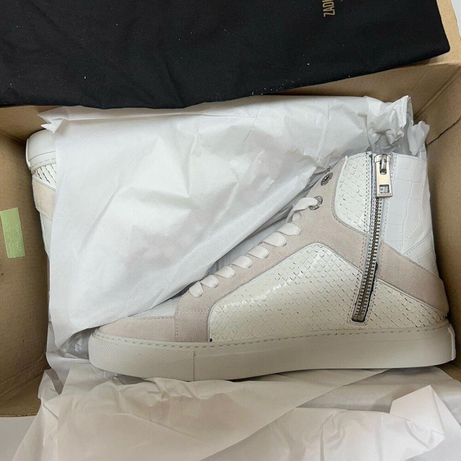 Zadig & Voltaire ZADIG & VOLTAIRE Zv1747 High Flash Keith Sneakers EU 38 Size US 8 / IT 38 - 4 Thumbnail