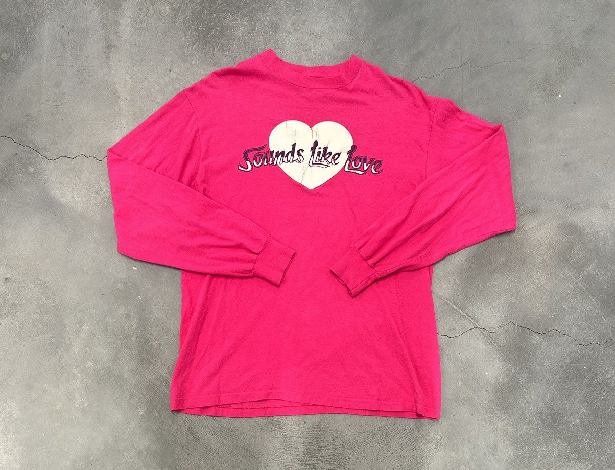 Hanes × Vintage Vintage “sounds like love” long sleeve Size US L / EU 52-54 / 3 - 1 Thumbnail