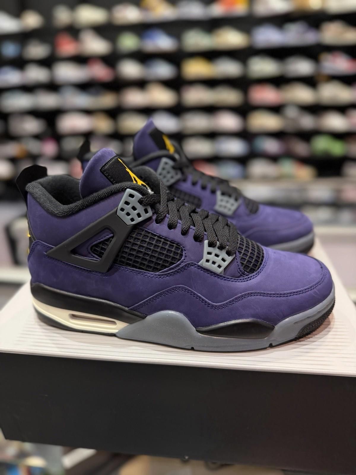 Jordan Brand Air Jordan 4 Retro Lakers "Imperial Purple" FV5029-500 (9.5) Size US 9.5 / EU 42-43 - 2 Thumbnail