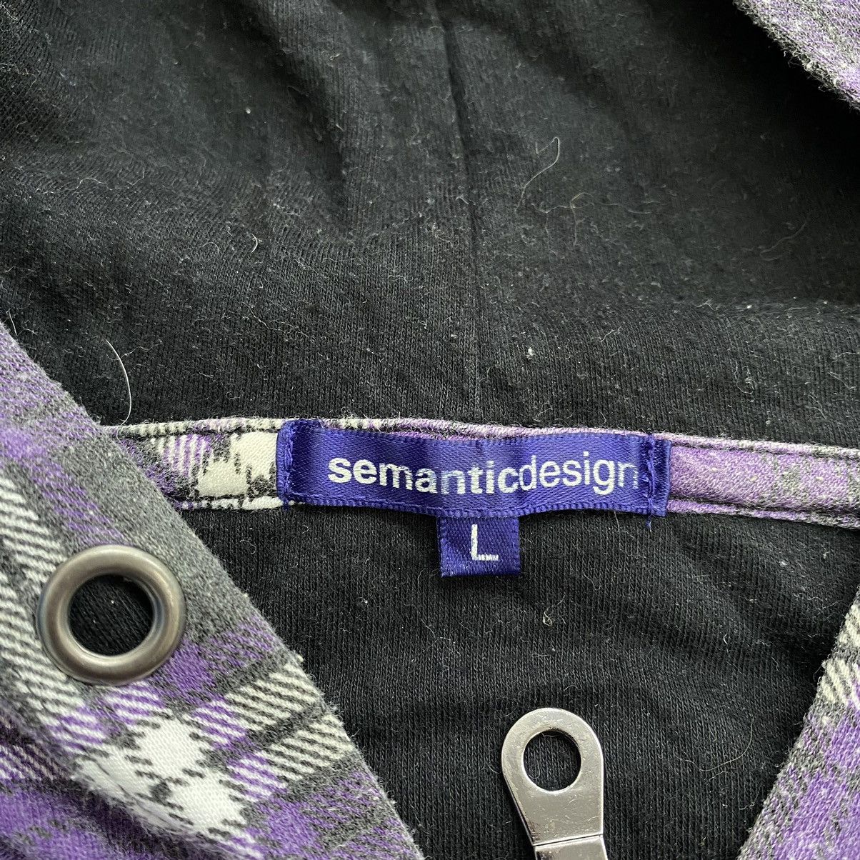Japanese Brand × semanticdesign SEMANTIC DESIGN Punk Japanese Brand Check Tartan Purple Size US L / EU 52-54 / 3 - 6 Thumbnail