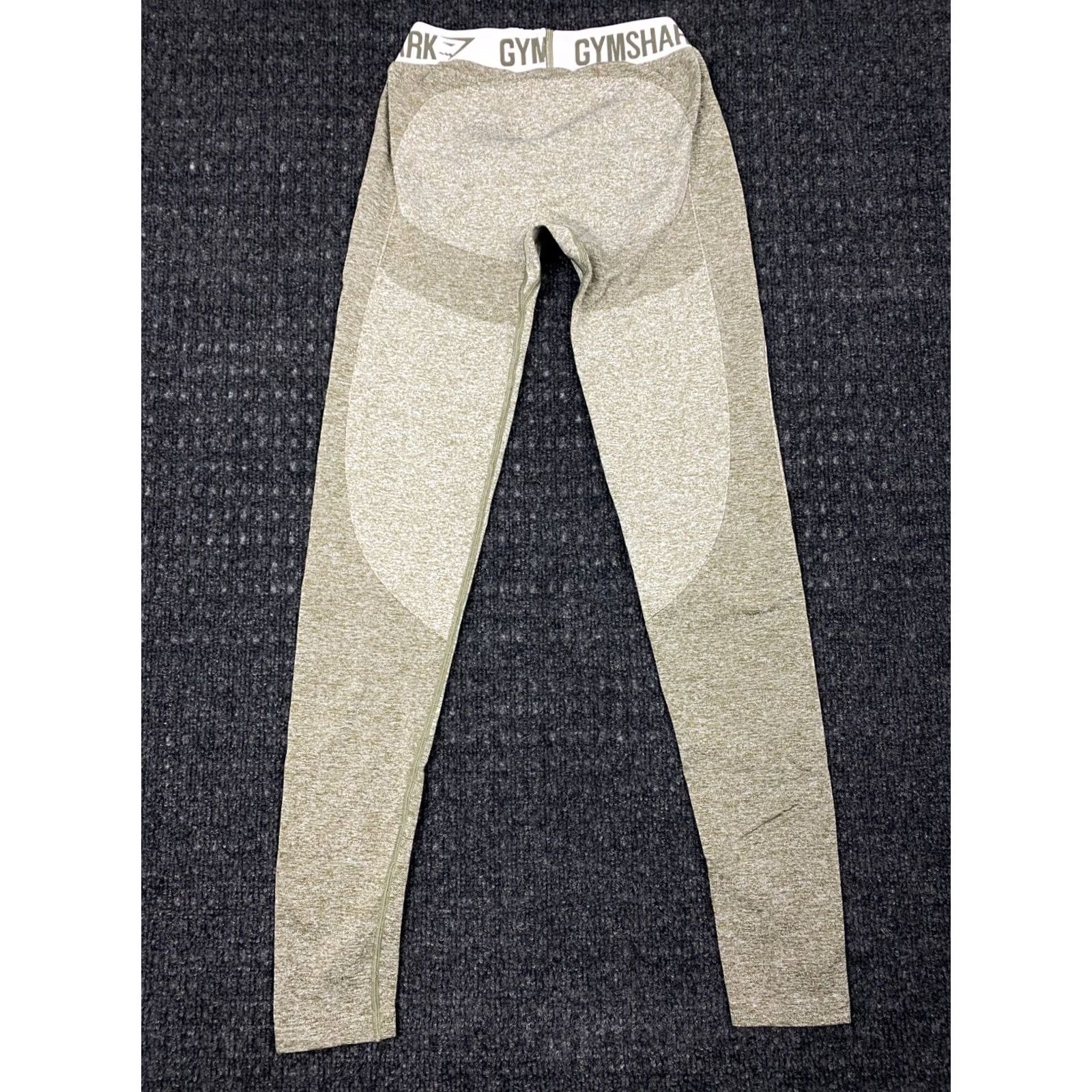 Gymshark Gymshark Leggings S Green Compression Seamless Waistband Activewear Womens Small Green 90s? Size 28" / US 6 / IT 42 - 2 Thumbnail