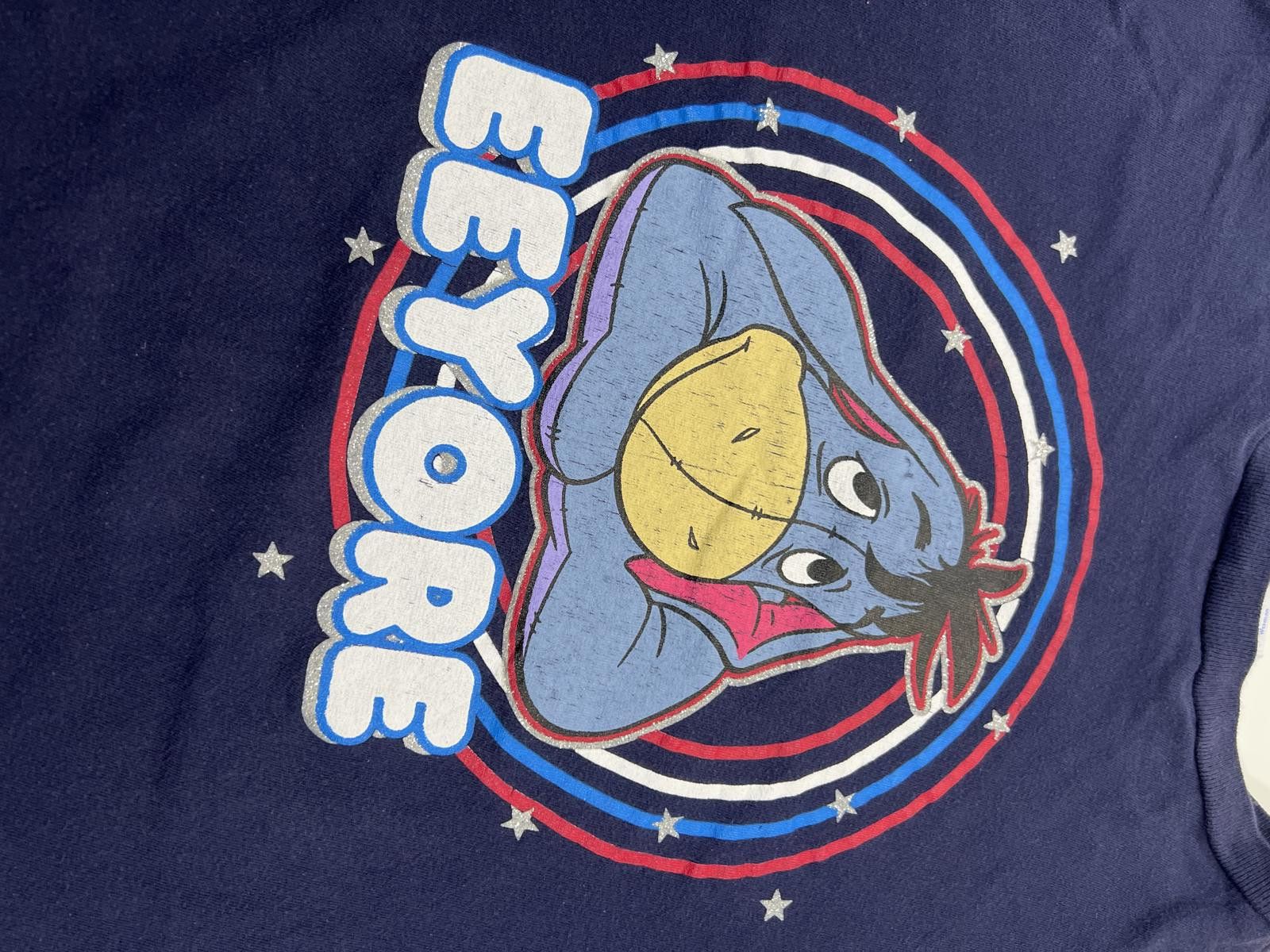 Disney Disney Eeyore Red, White & Oh So Blue T-Shirt - Women's 1X Size XL / US 12-14 / IT 48-50 - 8 Thumbnail