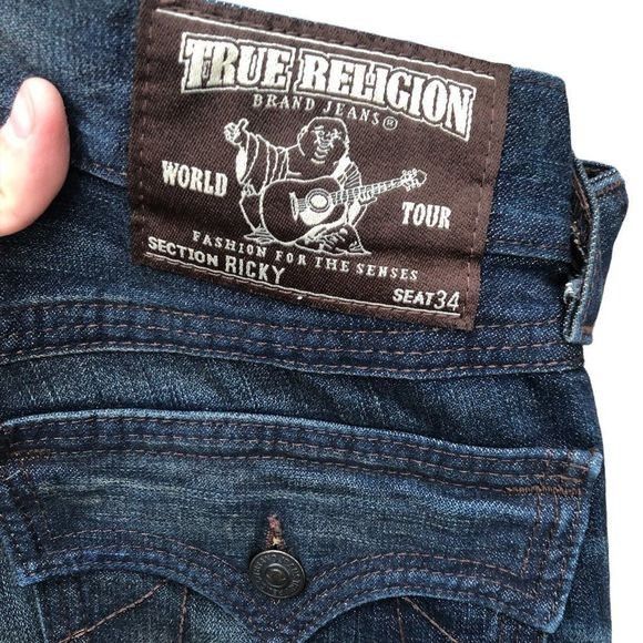 Vintage True Religion Jeans Size 30 RICKY Blue