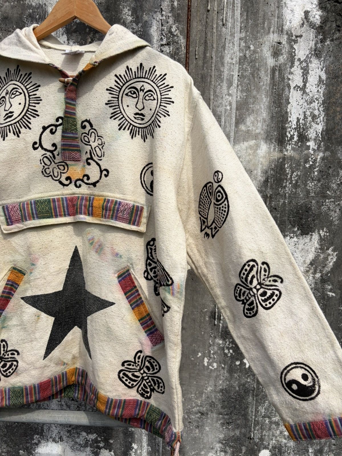 Kapital Nepalese Vintage Handmade Hoodie Jacket Size US XL / EU 56 / 4 - 4 Thumbnail