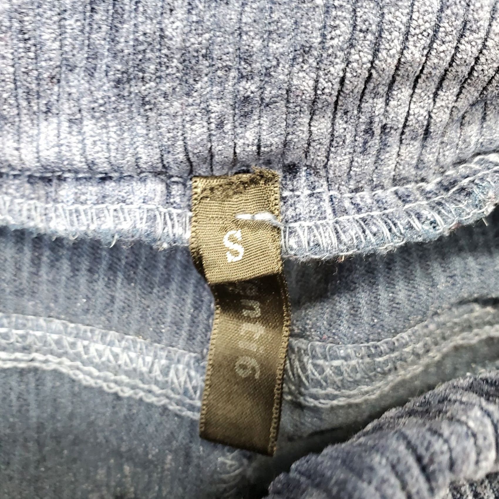 Vintage Venti6 Corduroy Pants Womens Small Blue Soft Stretch Drawstring Elastic Waist Size 28" / US 6 / IT 42 - 7 Thumbnail
