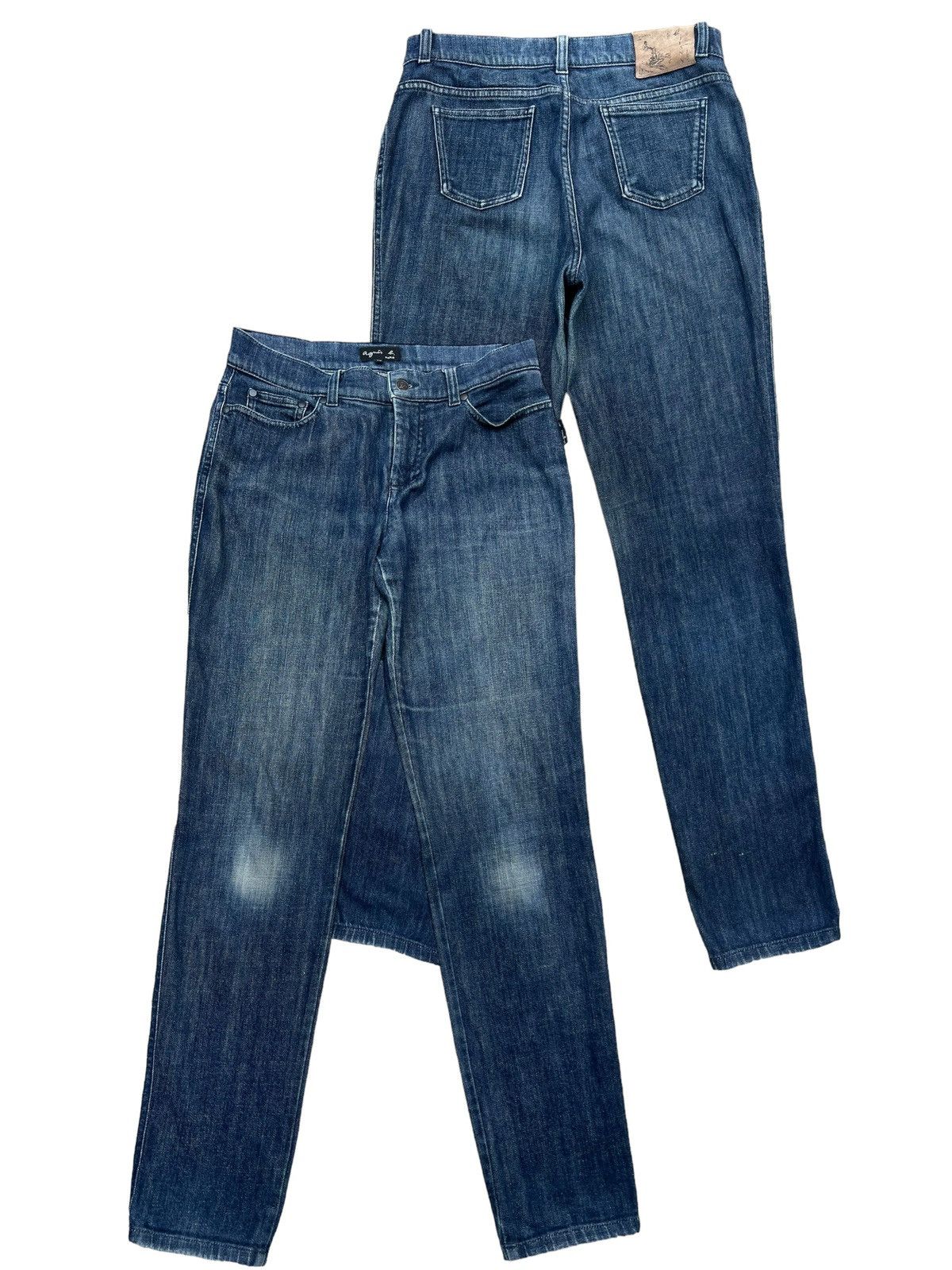 agnes b. Vintage Agnes B Jeans Stretch Denim Pants 30x32 Size 30" / US 8 / IT 44 - 1 Thumbnail